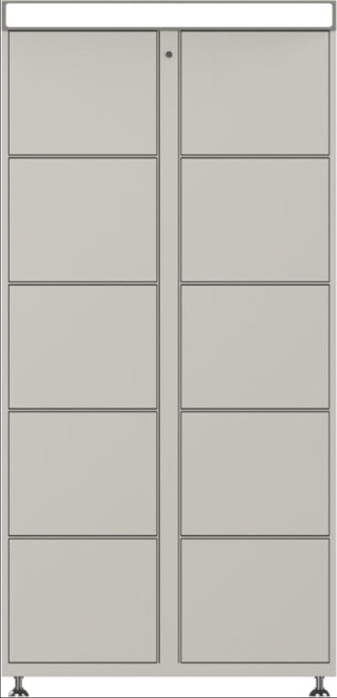 Smiota 10-Door Add-On smart package locker bank for apartments