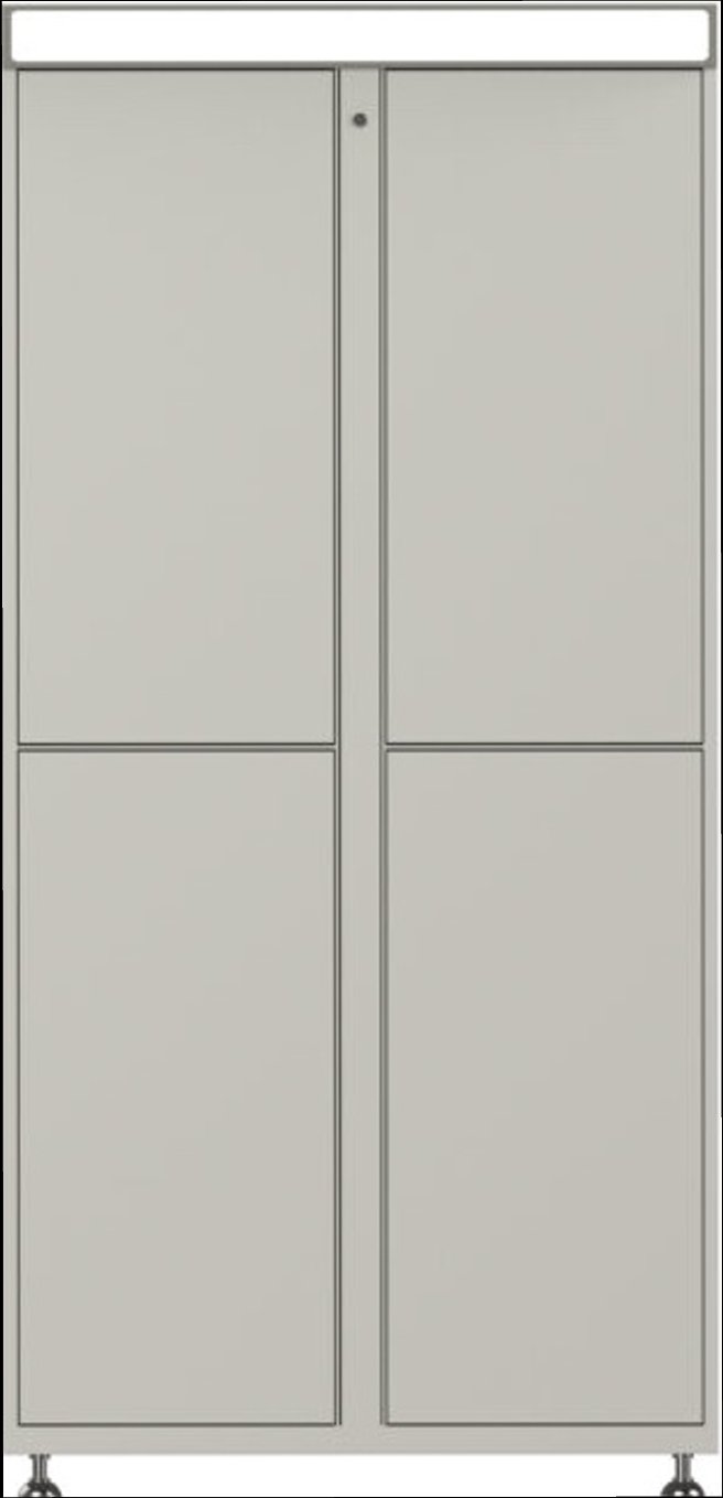 Smiota 4-Door Add-On smart package locker bank for oversize parcels