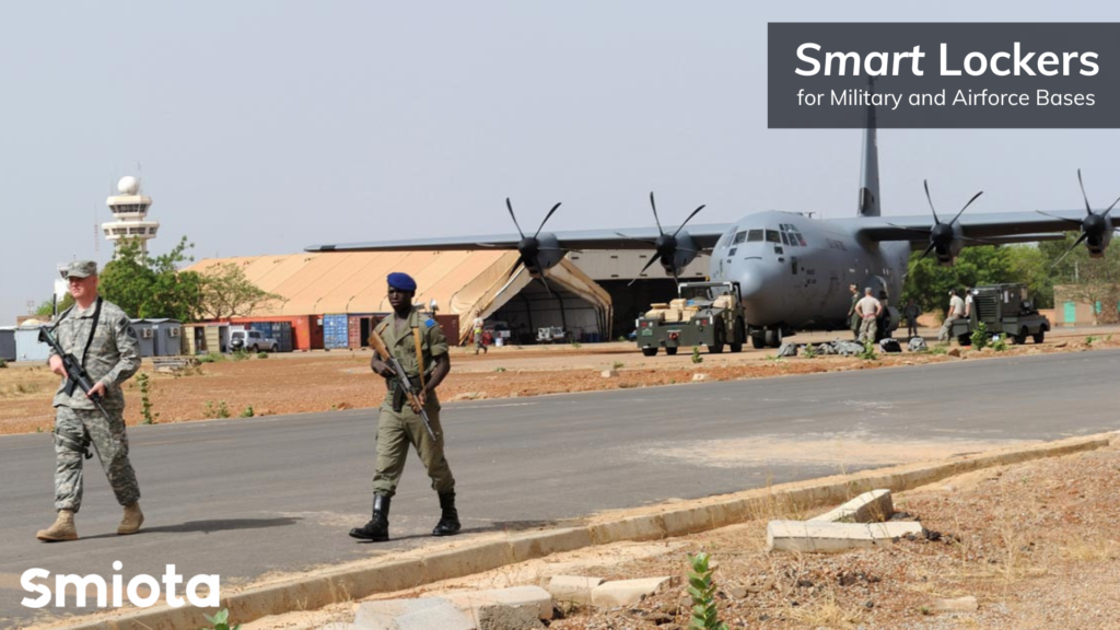 Smart Storage Lockers for Military and Airforce Bases