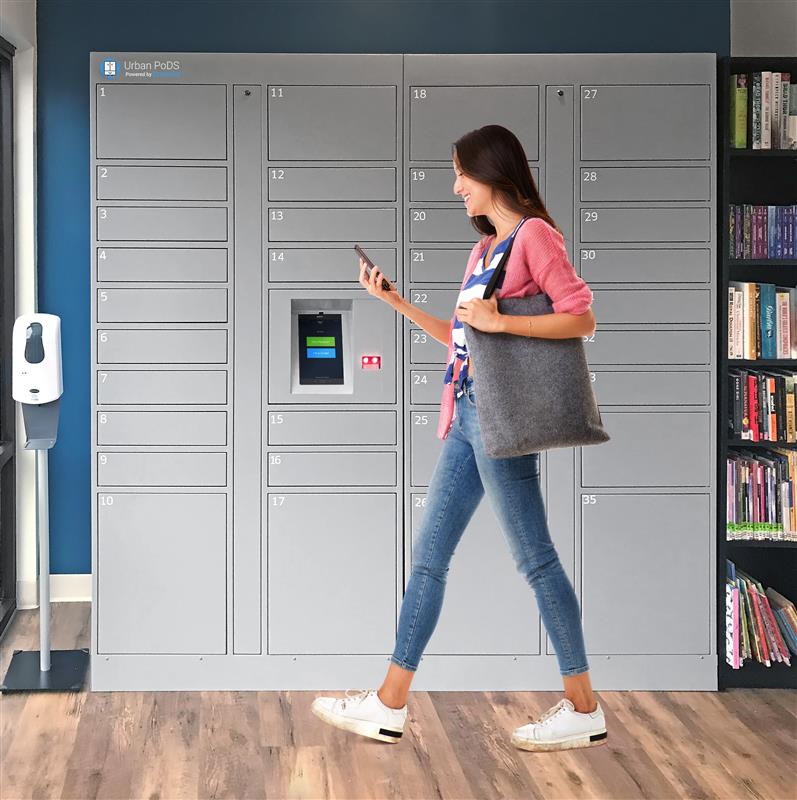 Smiota lockers for libraries