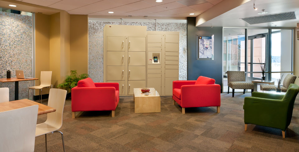 corporate office with smiota Locker