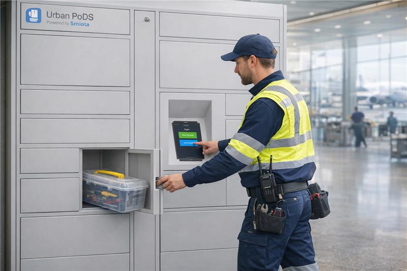 Transforming Airport Maintenance Operations with Smart Lockers 