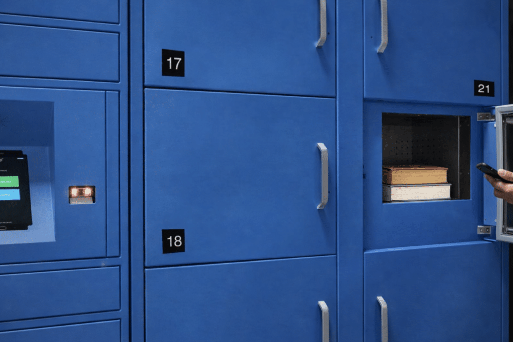 The Journey of a Book Through a Smart Locker System